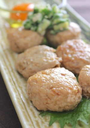 ［鶏つくね 照り焼き タレ多め 柔らか］-レシピのメイン写真