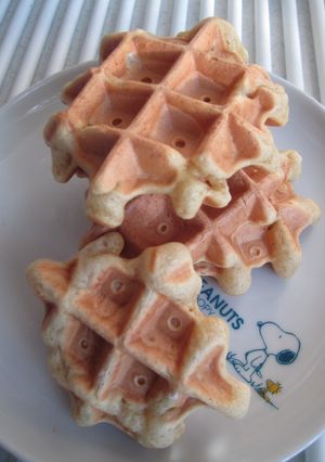 カリッ！ワッフル☆バターなし、卵なし-レシピのメイン写真