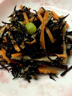 レンジで簡単ひじき・ごぼう・枝豆サラダ❤-レシピのメイン写真