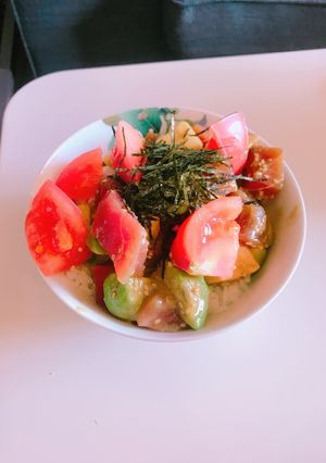 ごま油の香りがふわっと！ポキ丼！-レシピのメイン写真