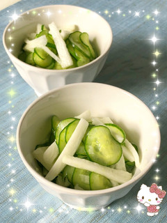 胡瓜と長芋の酢物〜(o˘◡˘o)♡-レシピのメイン写真