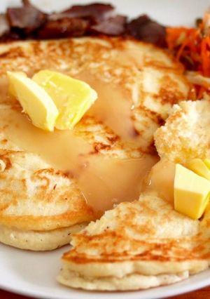 糖質５０％オフ！ふんわりおからパンケーキ-レシピのメイン写真