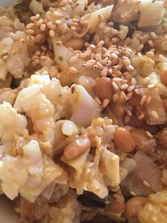 レンジで作る納豆チャーハン-レシピのメイン写真