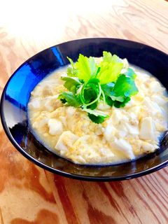 豆腐と鶏そぼろの卵とじ-レシピのメイン写真