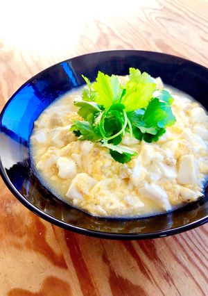 豆腐と鶏そぼろの卵とじ-レシピのメイン写真