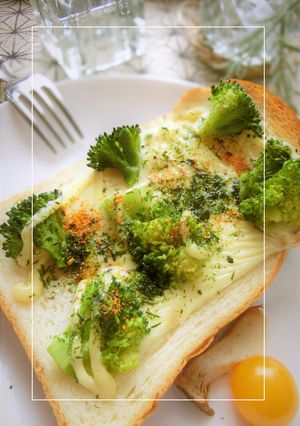 ブロ×チーズのspicy青海苔トースト-レシピのメイン写真