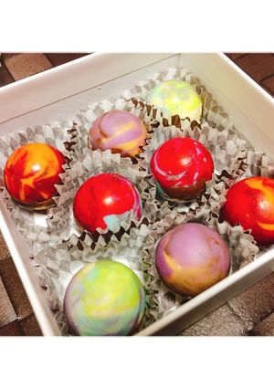 バレンタイン必見 可愛すぎ惑星チョコ♡-レシピのメイン写真