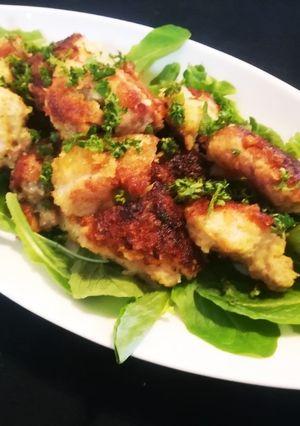 鶏もも肉のカレーパン粉焼き❤️-レシピのメイン写真