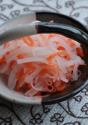紅白なます～ビニール袋で～-レシピのメイン写真