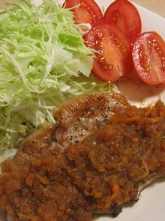 しょうが&野菜ソースのポークソテー-レシピのメイン写真