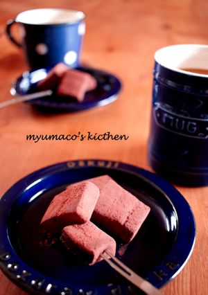 とろける生チョコ-レシピのメイン写真