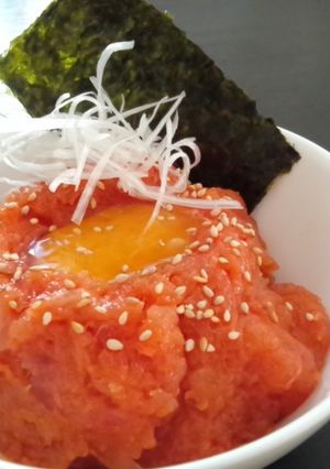 びん長まぐろのユッケ風-レシピのメイン写真
