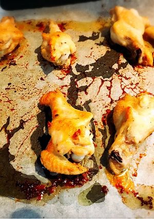 決手は酢！手羽元ガーリックハーブソルト焼-レシピのメイン写真