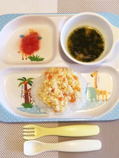 ☆離乳食後期☆ 5倍粥プレート ②-レシピのメイン写真