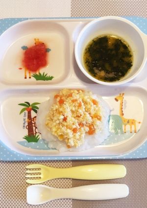 ☆離乳食後期☆ ５倍粥プレート ②-レシピのメイン写真