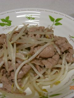 簡単シャキシャキ☆豚肉もやし炒め-レシピのメイン写真
