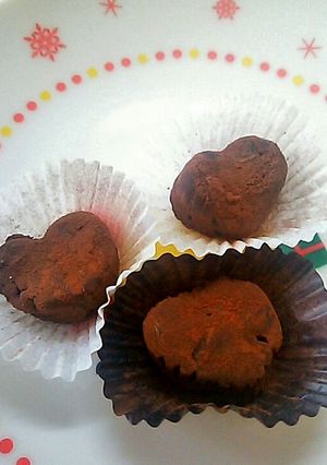 簡単なのに本格的なトロトロ生チョコ♡-レシピのメイン写真