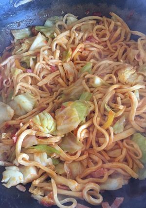 キャベツのトマトパスタ-レシピのメイン写真