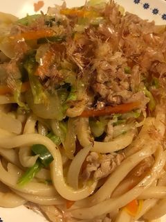 3倍めんつゆで★焼きうどん-レシピのメイン写真