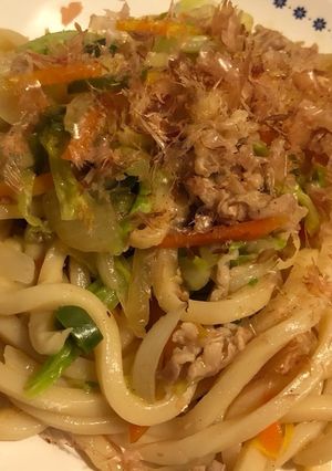 3倍めんつゆで★焼きうどん-レシピのメイン写真