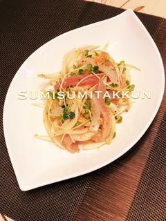 刺身と新玉ねぎのナムル☆-レシピのメイン写真