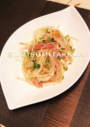 刺身と新玉ねぎのナムル☆-レシピのメイン写真