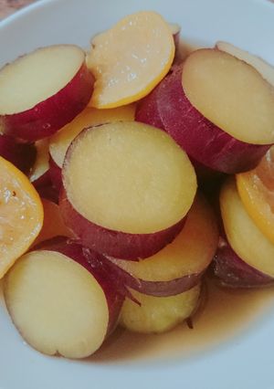 さつま芋の柚子煮-レシピのメイン写真