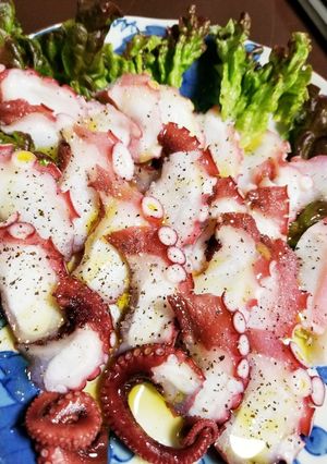 低糖質♪タコのカルパッチョ★-レシピのメイン写真