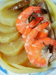 赤魚、海老、大根、味噌汁炊き❤ゆりさん風-レシピのメイン写真
