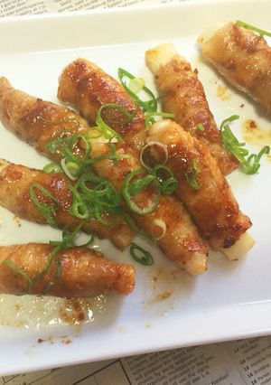 切り餅の肉巻き-レシピのメイン写真