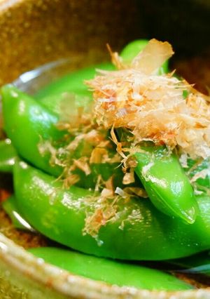 甘さ引き立つ☆スナップえんどうの白だし煮-レシピのメイン写真