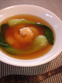 チンゲン菜とエビの中華スープ-レシピのメイン写真