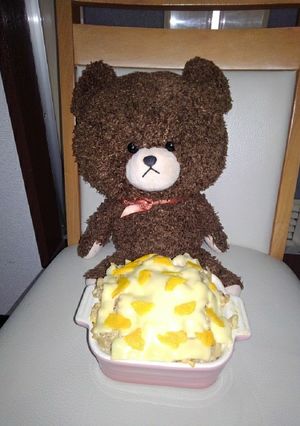 柚子皮を敷き詰めた野菜たっぷりグラタン！-レシピのメイン写真