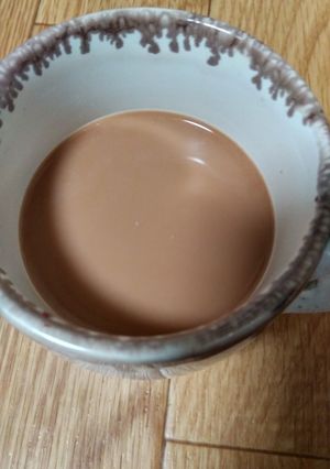 超シンプルにプーアル茶のラテ風♪-レシピのメイン写真