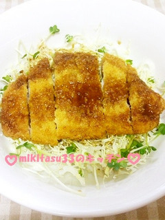 だしが決め手の関西風ソースかつ丼-レシピのメイン写真