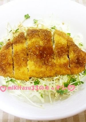 だしが決め手の関西風ソースかつ丼-レシピのメイン写真