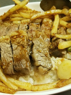 肉~ギトギトのアスパラとポテトを添えて~-レシピのメイン写真