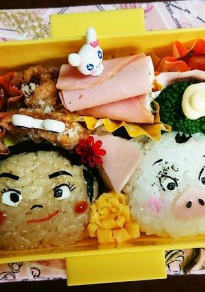 モアナ☆プア キャラ弁(о´∀`о)-レシピのメイン写真