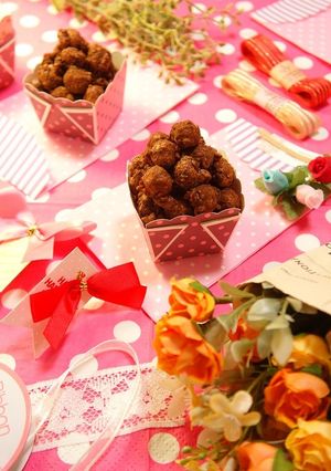 簡単☆アーモンドミントチョコポップコーン-レシピのメイン写真