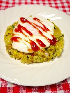 簡単!野菜炒めリメイク☆カレーピラフ-レシピのメイン写真