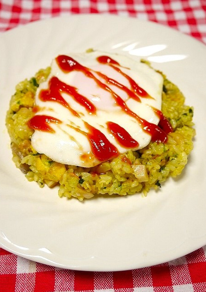 簡単！野菜炒めリメイク☆カレーピラフ-レシピのメイン写真
