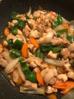 鶏肉と野菜で、なんちゃって酢豚風-レシピのメイン写真
