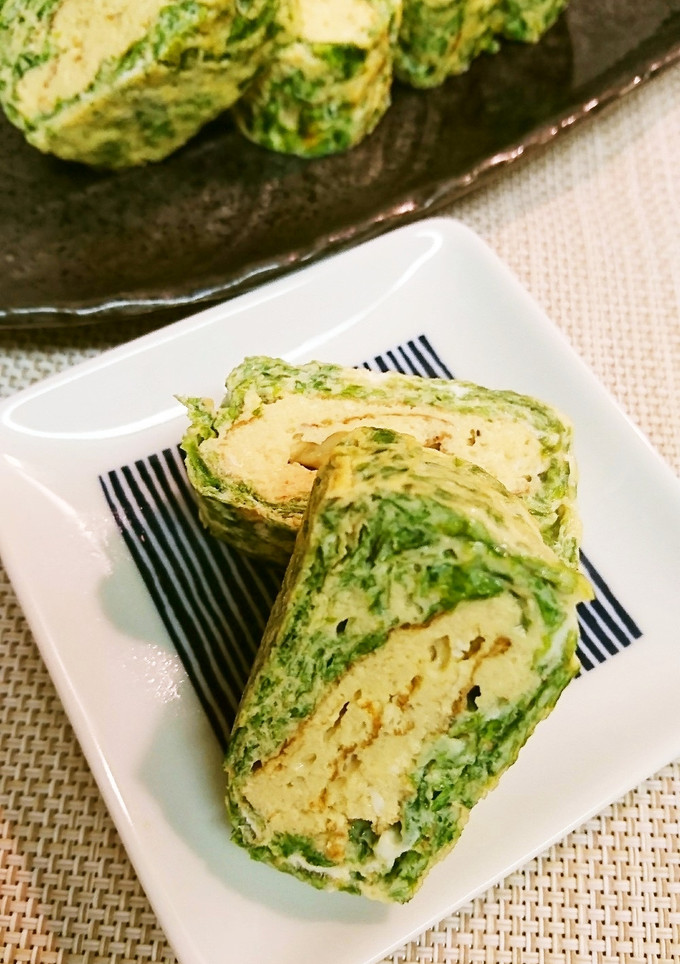 あおさのだし巻き玉子-レシピのメイン写真