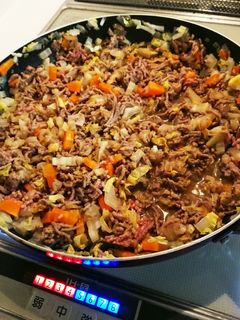 野菜たっぷりそぼろ丼-レシピのメイン写真