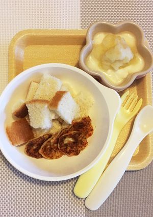 ☆離乳食後期☆ パンプレート① 手づかみ-レシピのメイン写真