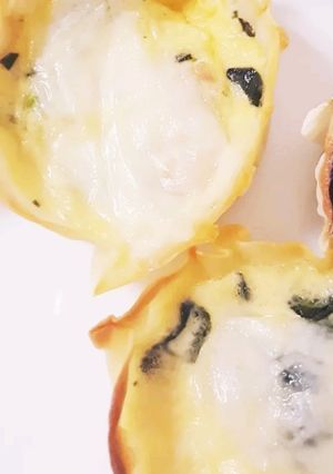 餃子の皮で簡単キッシュ!!!-レシピのメイン写真
