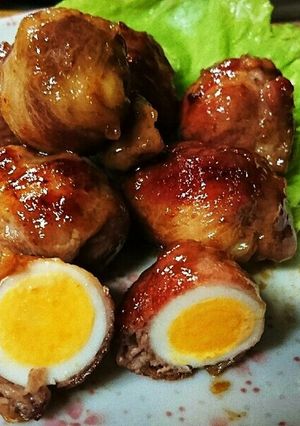 甘辛うずら肉団子❗-レシピのメイン写真