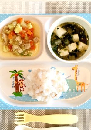 ☆離乳食後期☆ 軟飯プレート②-レシピのメイン写真