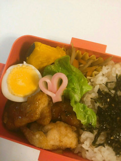 女子高生お弁当★ハートのかまぼこ-レシピのメイン写真