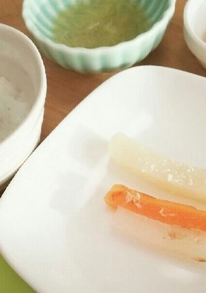ある日の離乳食 手づかみ食べ①-レシピのメイン写真